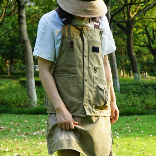 Heavy Type Workwears Vest With Reinforced Pockets for-Khaki 2