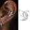 Schicker Schwalben-Ohrclip, vielseitiges Modeaccessoire, passend 2