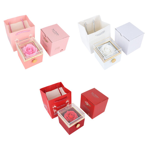 Romantisches Geschenk-Schmuckkästchen aus Acryl für-Weiß 1
