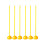 2Pcs Multipurpose Water-Filled Stability Poles Base-Type B 6