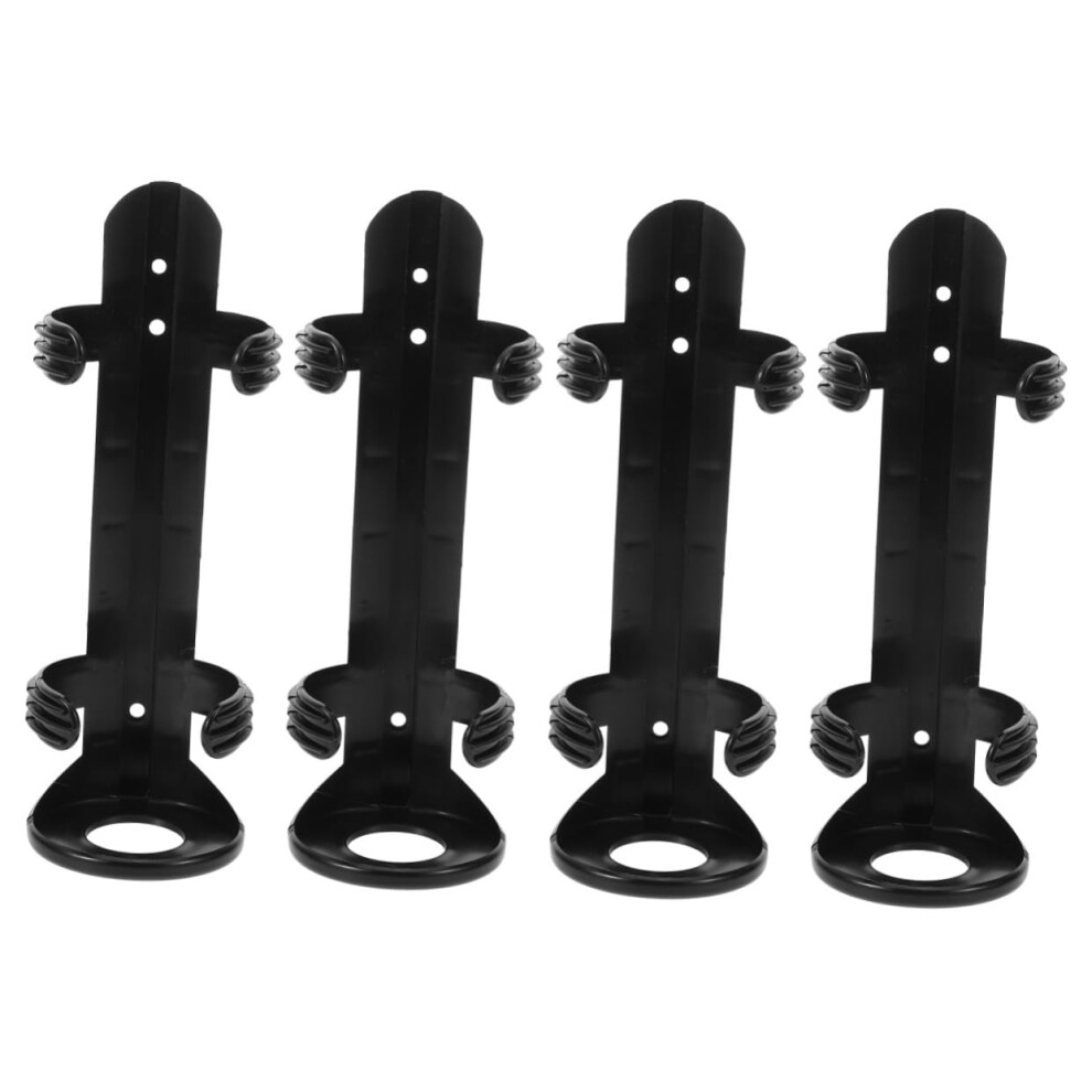 Fire Extinguisher Mount Bracket 4Pcs Durable Construction Secure Retention For Car And Wall Use 9092120208122
