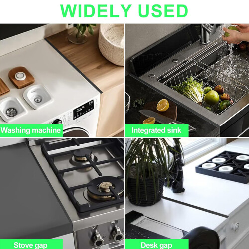 (Pack of 1) Simple Stove Difference Protect for Kitchen-Black 1