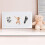 Pet Feet Print Frame Set Including Safe Soft Clay And-White 5
