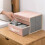 Double-Layer Storage Box Drawer Storage Box Foldable Home Underwear Storage Box ( Double Layer Two Draw) 5