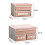 Double-Layer Storage Box Drawer Storage Box Foldable Home Underwear Storage Box ( Double Layer Two Draw) 7