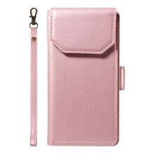 Wallet Case with Card Holder, PU Leather Flip Cover with Wrist Strap and Kickstand for Samsung Galaxy S10 Plus