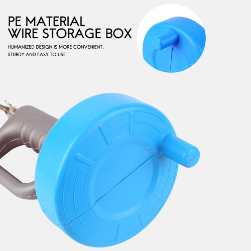Manually Rotate the Dredge, Drain Cleaning Cable and Drain Auxiliary Device to Remove Drain Blockage 1