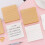 Office Memo Pad Sticker Index Sticky Notes Simplicity Paper Stationery Self-Adhesive Paste Blank Memorandum B 5