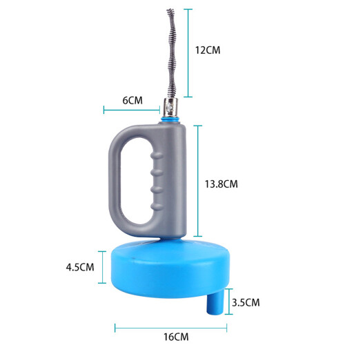 Manually Rotate the Dredge, Drain Cleaning Cable and Drain Auxiliary Device to Remove Drain Blockage 2
