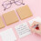 Office Memo Pad Sticker Index Sticky Notes Simplicity Paper Stationery Self-Adhesive Paste Blank Memorandum B 6