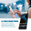 Smartphone MX4 5.0 Polegadas MTK6572 Quad Core 512MB RAM+4GB ROM Dual SIM Dual Standby Android 4.4 Smartphone Preto Plugue UE 4
