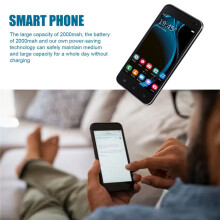 Smartphone MX4 5.0 Polegadas MTK6572 Quad Core 512MB RAM+4GB ROM Dual SIM Dual Standby Android 4.4 Smartphone Preto Plugue UE