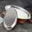 Oval Serving Platter Rusts Resistant Stainless Steel With-M 5
