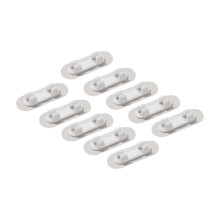 10pcs SelfAdhesive Cable Clips for Desk and Office Cord Management, Strong Adhesive Hold