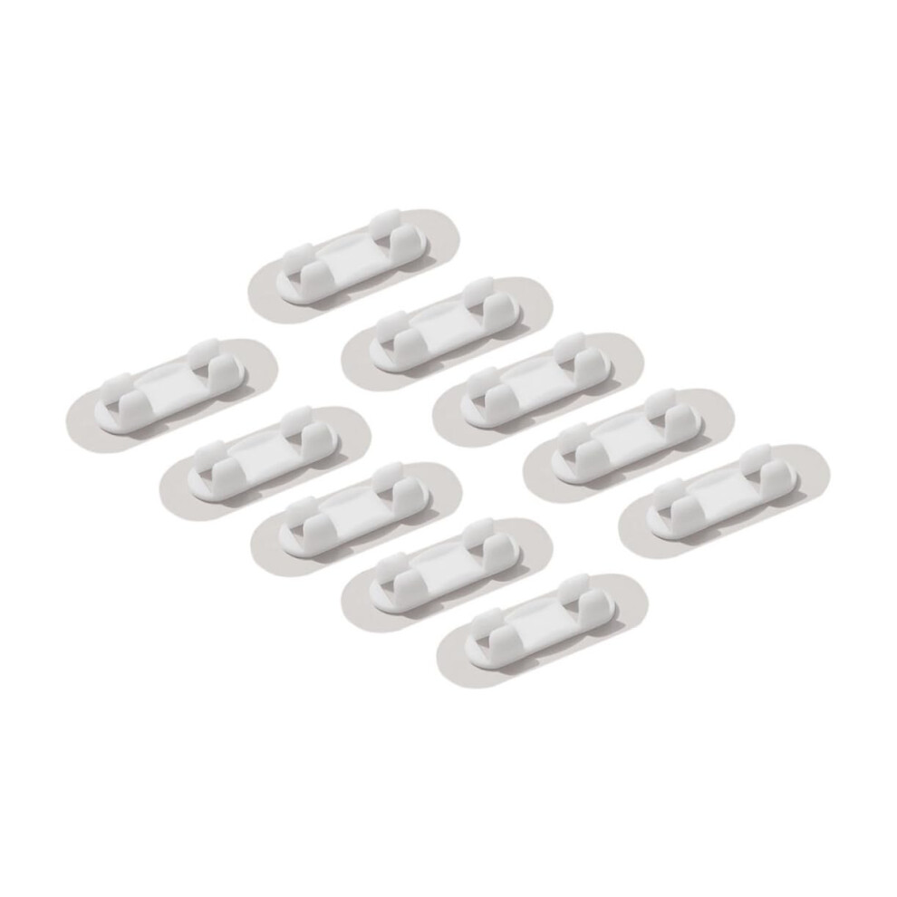 10Pcs Selfadhesive Cable Clips For Desk And Office Cord Management, Strong Adhesive Hold 9455672284417