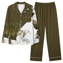 Women's Graphic Print Pajama Set Long Sleeve Top and Ankle