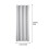 Blackout Curtains Natural Linen Blend with White Lining 3