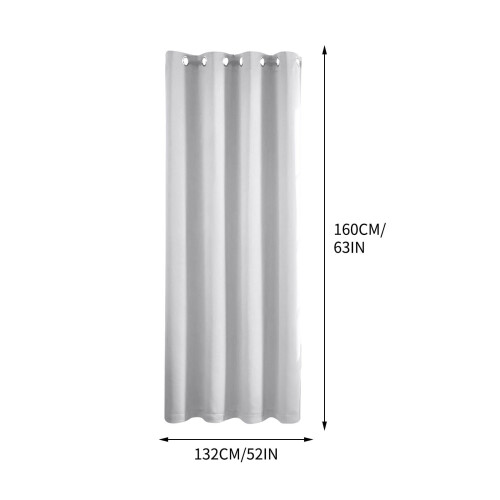 Blackout Curtains Natural Linen Blend with White Lining 2