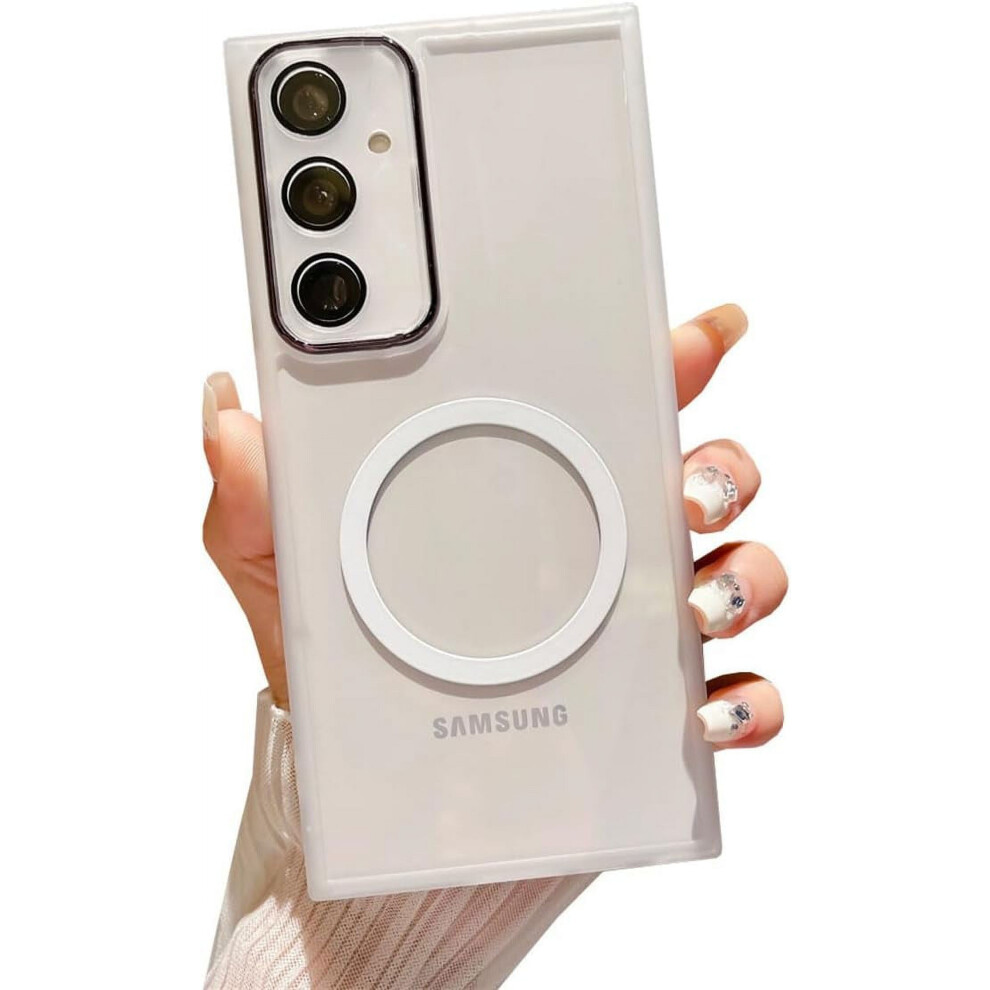 Magnetic Clear Case For Galaxy A14 5G Â Compatible With Magsafe, Slim Tpu, Shockproof, Lens Protection 9365509594643