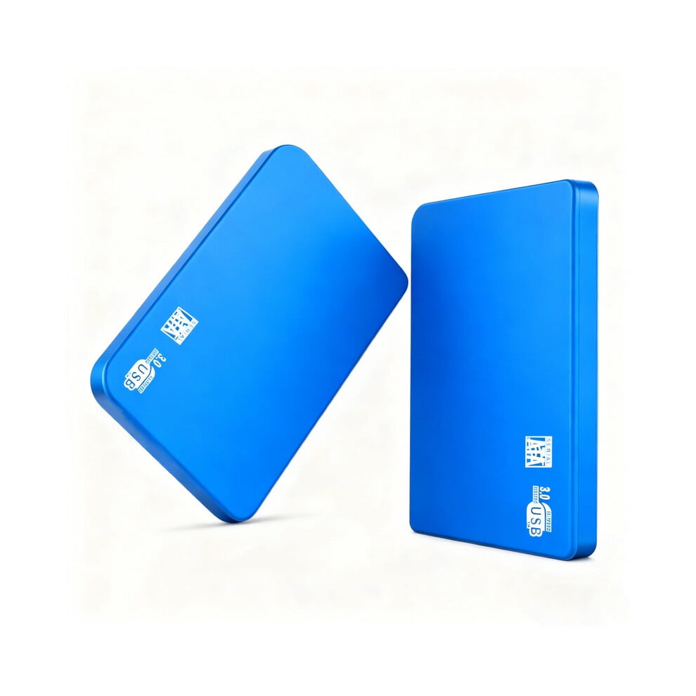 128Tb External Usb Hard Drive Portable Mobile Storage And Backup Plus Slim Hard Disk Memory Expansion Device Usb 3.0 For Pc, Mac, Laptop - Blue 9365509596630
