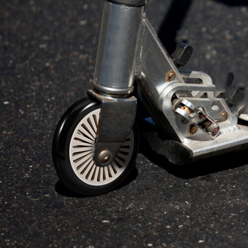 Hjuldekk til elektrisk scooter, kraftig rund, 2 stk., 5 tommer 2