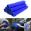 Blue Microfiber Cleaning Cloth 11.8 x 11.8 Inch Lint-Free 6