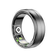 Smart Health Ring Size 8 18.3mm Waterproof Fitness Tracker with Heart Rate and Sleep Monitoring