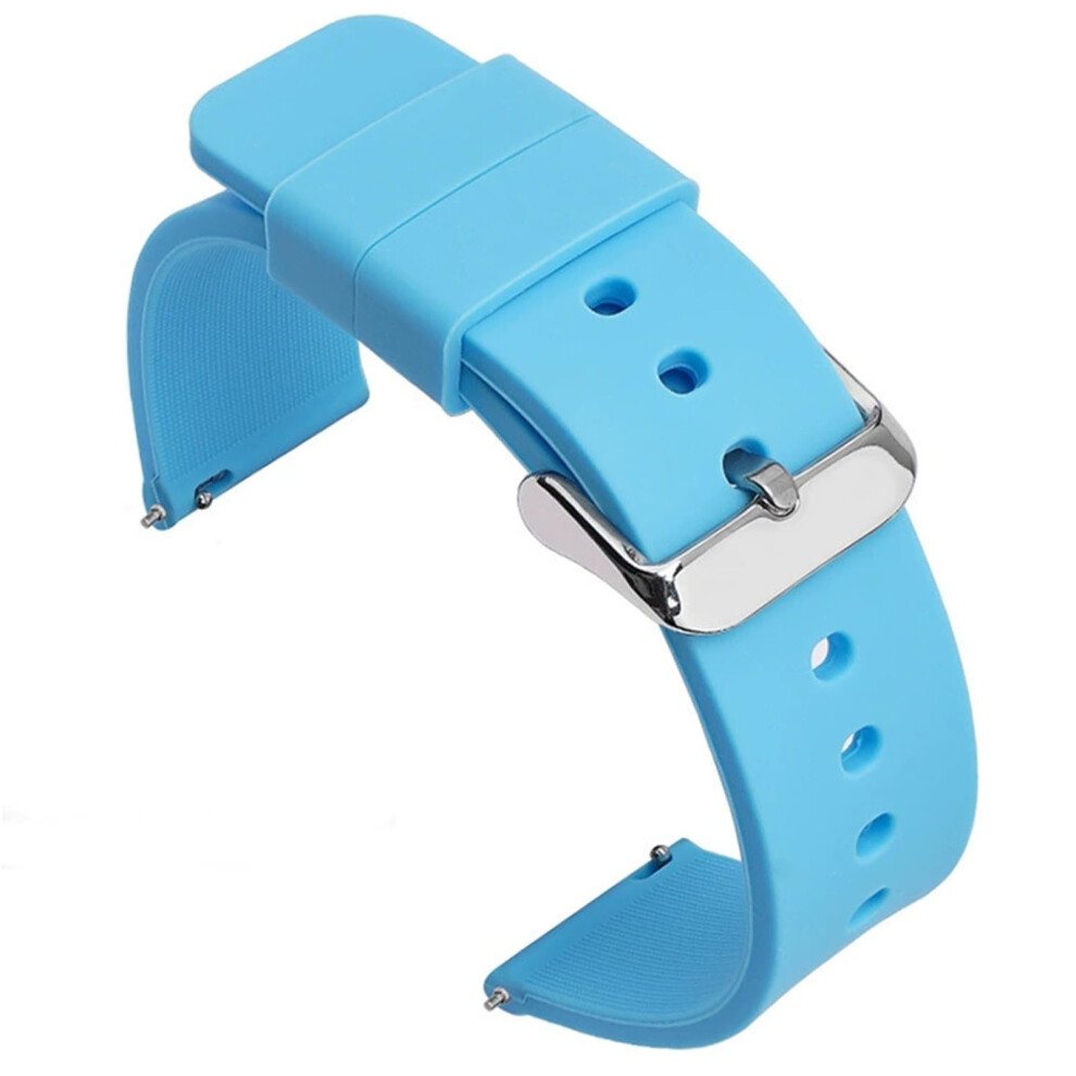 12Mm Silicone Watch Strap With Quick Release For Smartwatch, Accurate Fit Replacement Band 9455672285780