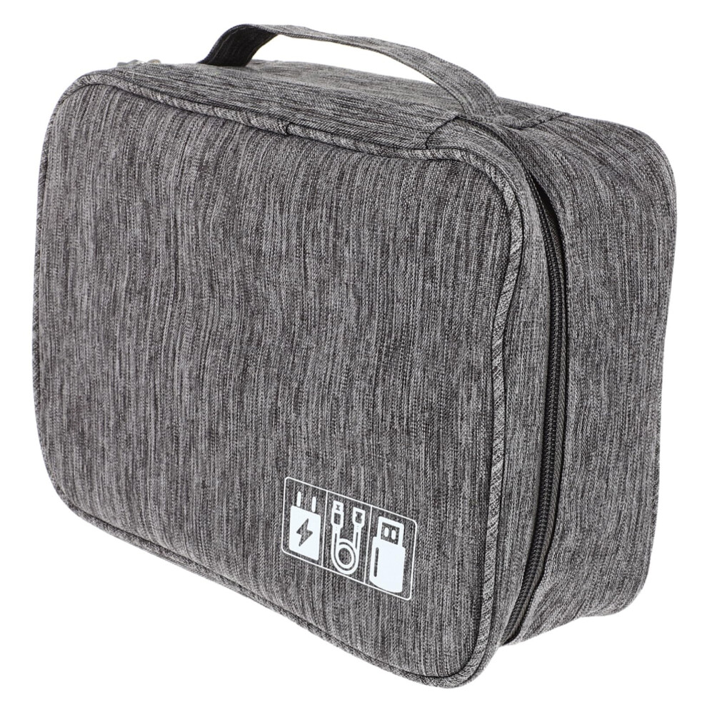 Cable Organizer Bag With Secure Zipper, Lightweight Travel Pouch For Electronics And Accessories 9455672286091