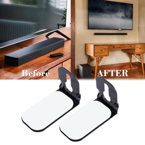 Universal Soundbar Wall Mount Bracket with Adjustable Positioning and SpaceSaving LowProfile Design 1