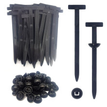 Heavy Duty Nylon Cable Ties 100 Pack, SelfLocking Zip Ties for Automotive and Home Use