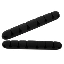 Cable Organizer Adhesive Cable Clips for Under Desk Cord Management and Clutter Setup