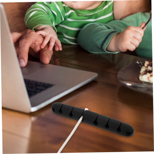 Cable Organizer Adhesive Cable Clips for Under Desk Cord Management and Clutter Setup 1