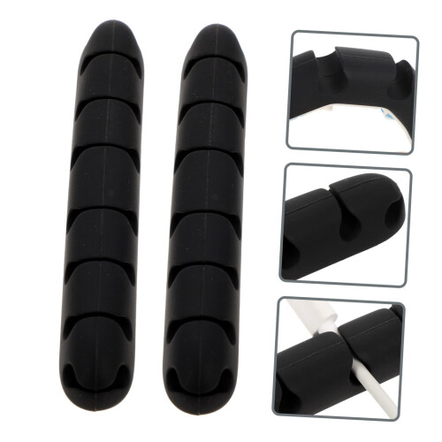 Cable Organizer Adhesive Cable Clips for Under Desk Cord Management and Clutter Setup 2