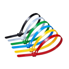 Black Heavy Duty Nylon Cable Ties 8mm x 250mm 100PCS with Discreet Dark Finish for Secure Bundling
