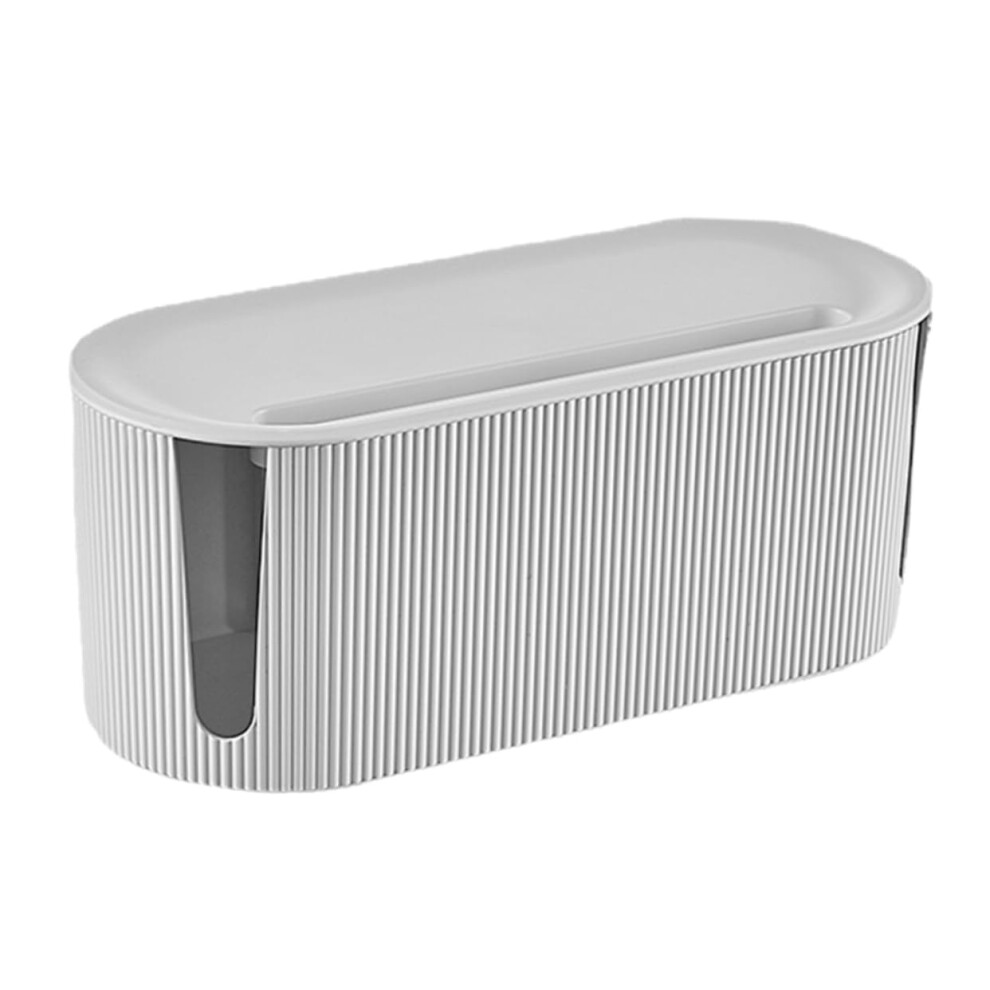 Cable Management Box Durable Plastic Cable Organizer For Power Strips And Cords Home Office 9092120768824