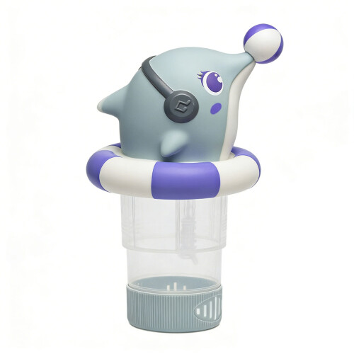 Swimming Pool Floating Chlorine Dispenser Tablets Water-grey