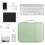 Electronics Accessories Organizer for 13 inch Tablet and Documents, Slim MultiPocket Travel Case Dark Blue 2