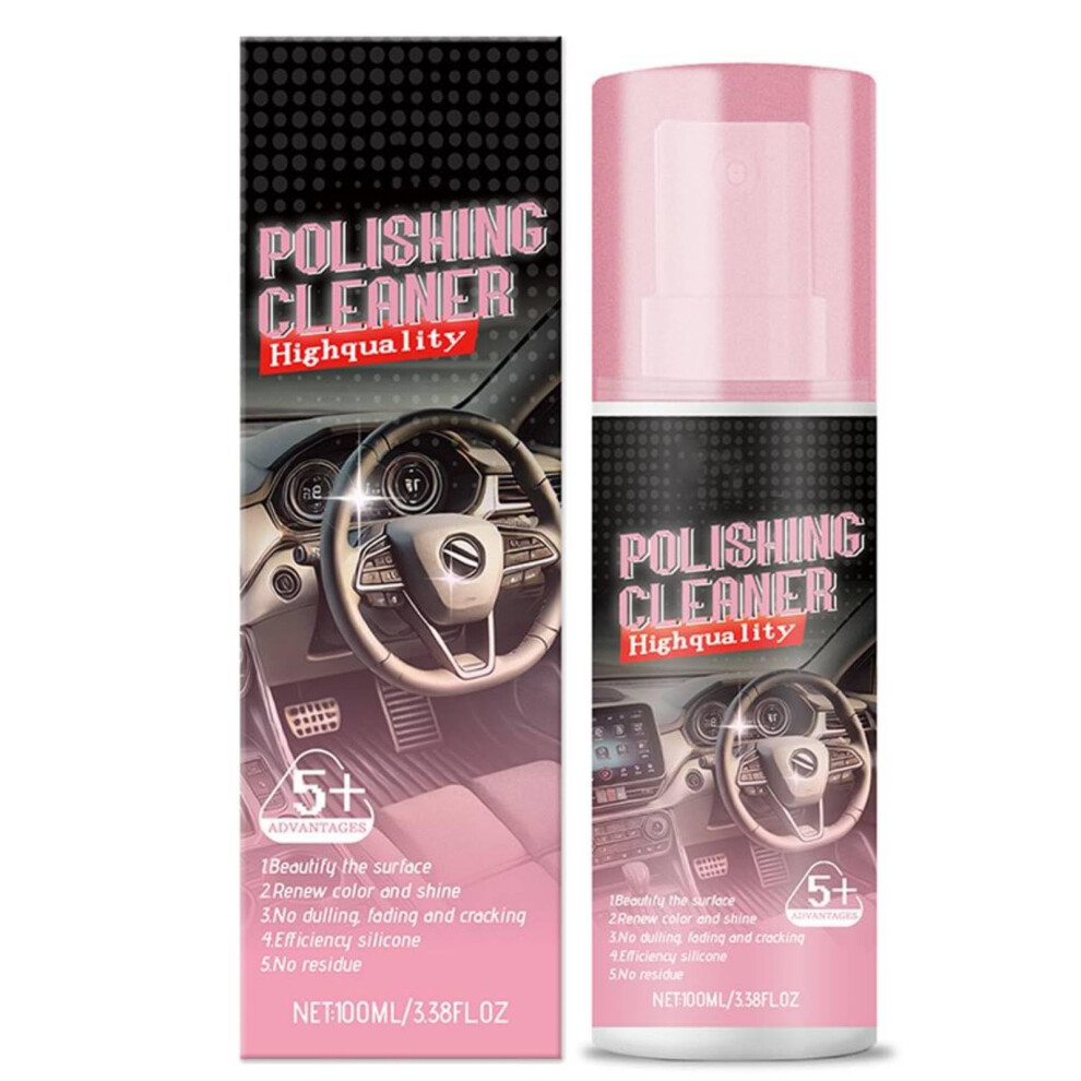 Car Interior Cleaner And Polish Foam Â Deep Clean Formula For Leather And Rubber, Dashboard Trim Restoration, 1 Pc 9330225021780