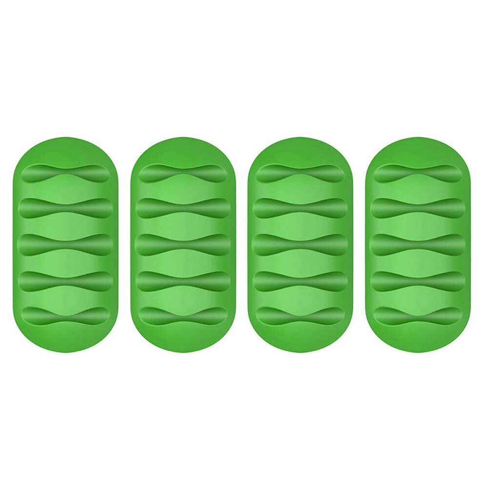 Cable Organizer Set Silicone Cord Management Clips For Desk, Compact Green Accessories 9092120768978