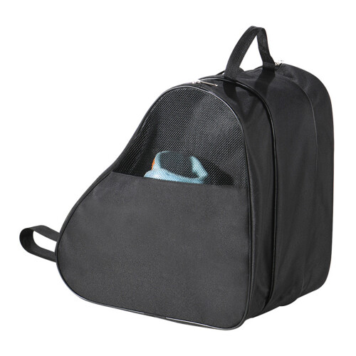 Capacious Skating Shoulder Bag Triple separated Space-Black