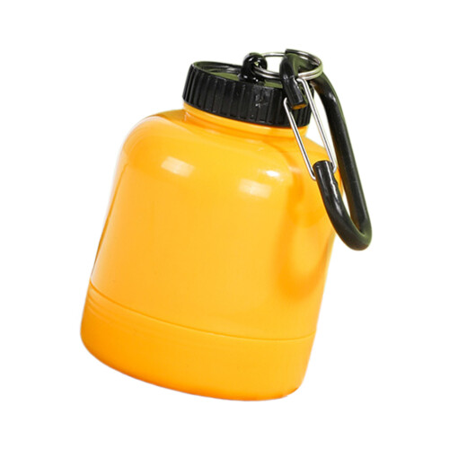 Portables Protein Powder Shaker Bottles Mixing Cup-Yellow