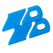 Protecteur de manivelle universel pour pédales de vélo, 2-Bleu