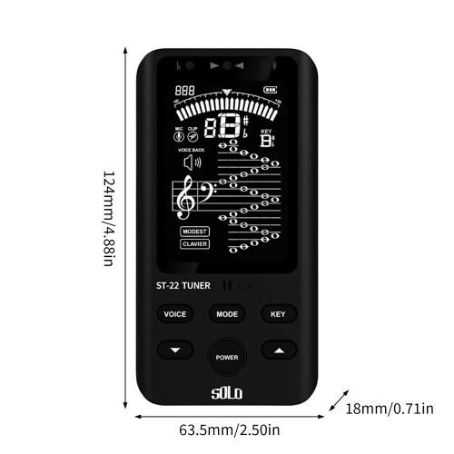 Rechargeable Metronome Digital Tuner Tone Generator Tuners For 2