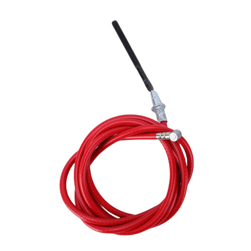 Electric Scooter Brake Cable Steel Construction With Bright Red