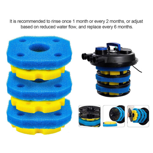 Pressure Pond Filter Media Pad Sponge Filter Media Pad For 1