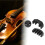 Sourdines de violon en caoutchouc, Style griffes, silencieux 6