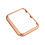 Protective Case for Apple Watch Rose Gold Aluminum Full Coverage Screen Protector Scratch Resistant 1