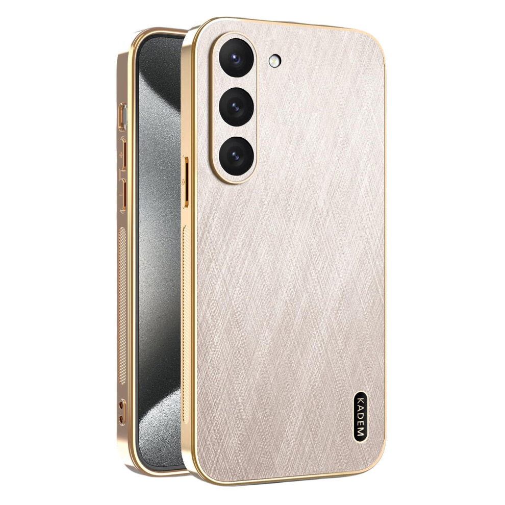 Case For Samsung Galaxy S23 Fe Magsafe Magnetic Compatible Slim Shockproof Tpu Glitter Electroplated Cover Ivory White 9330225021872