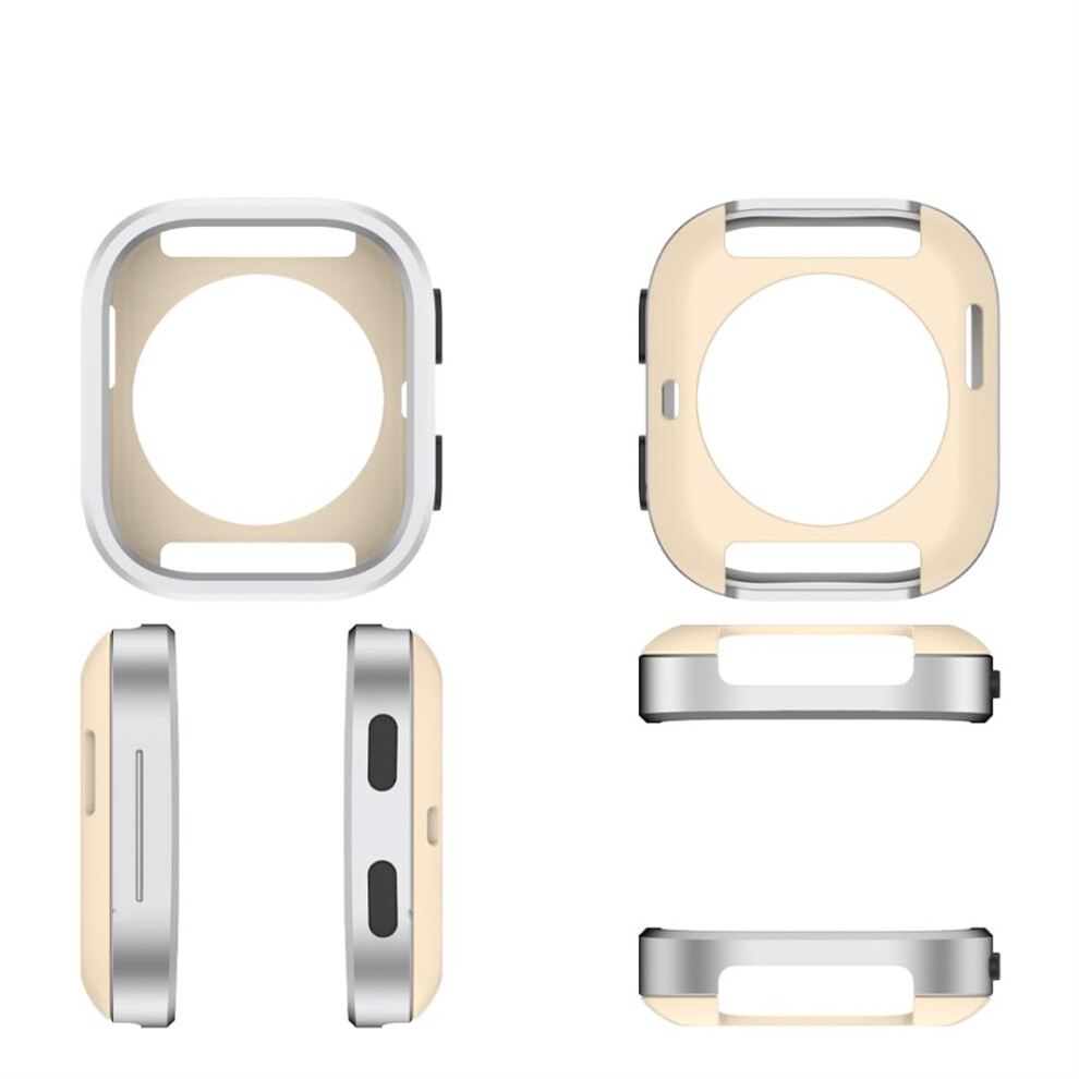 Metal Bezel Durable Protective Cover Hard Shell Replacement Case For Amazfit Bip 6 Silver 9092120769067